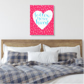 Toile Suivez votre coeur 3 (Insitu(Chambre))