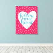 Toile Suivez votre coeur 3 (Insitu (Plancher de Bois))