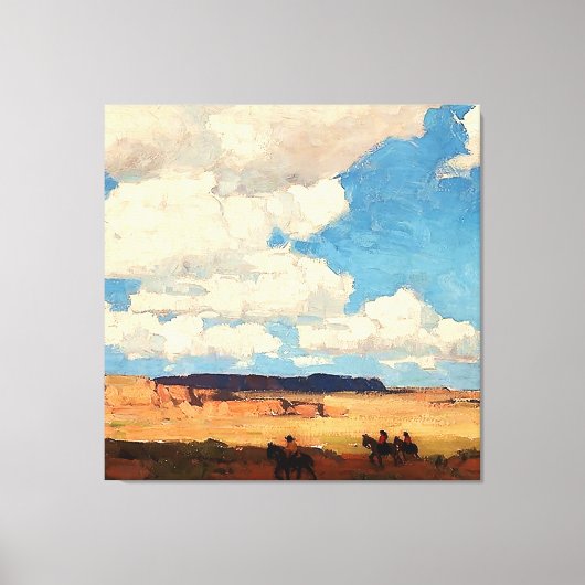 Toile « Summer Cloud » Art occidental par Edgar Payne (Recto)