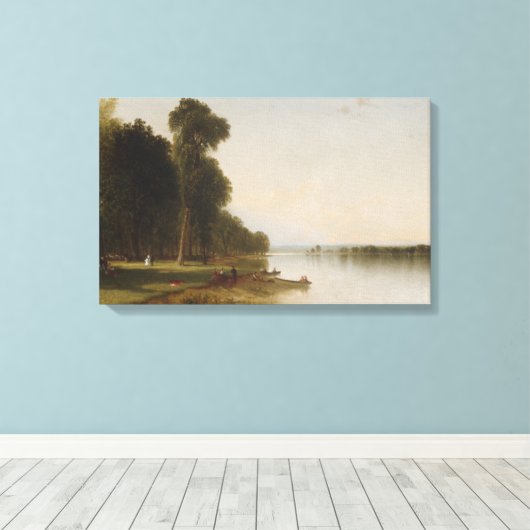 Toile Summer Day on Conesus (Insitu (Plancher de Bois))