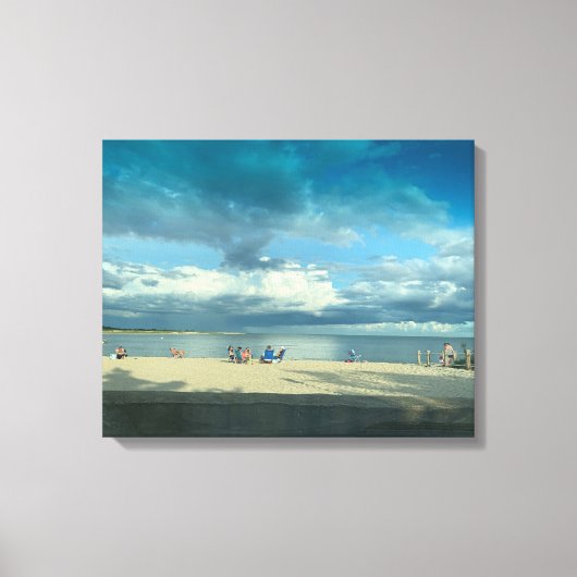 Toile Summer Sunset Beach, Cape Cod (Recto)