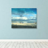 Toile Summer Sunset Beach, Cape Cod (Insitu (Plancher de Bois))