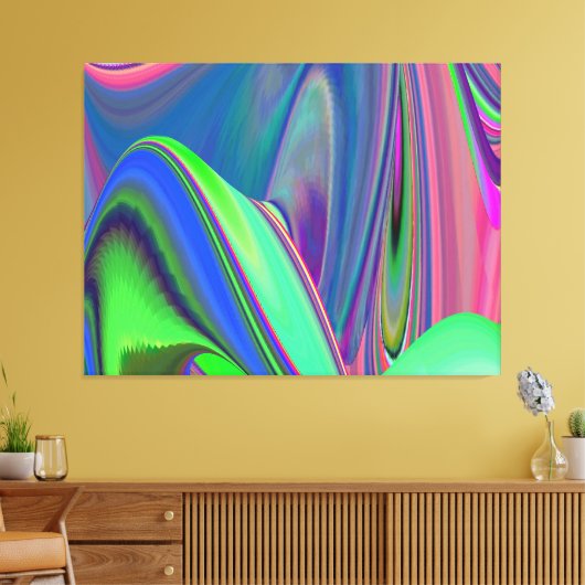 Toile Summerfeel, Rainbowart 3D Abstrait (Insitu(Salon))