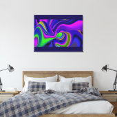 Toile Summerrainbow, Rainbowart 3D Abstrait (Insitu(Chambre))