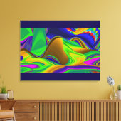 Toile Summerrainbow, Rainbowart 3D Abstrait (Insitu(Salon))