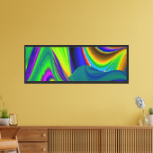 Toile Summerrainbow, Rainbowart 3D Abstrait (Insitu(Salon))
