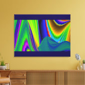 Toile Summerrainbow, Rainbowart 3D Abstrait (Insitu(Salon))