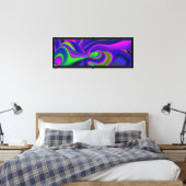 Toile Summerrainbow, Rainbowart 3D Abstrait (Insitu(Chambre))