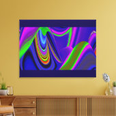 Toile Summerrainbow, Rainbowart 3D Abstrait (Insitu(Salon))