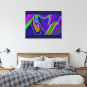 Toile Summerrainbow, Rainbowart 3D Abstrait (Insitu(Chambre))