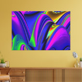 Toile Summerrainbow, Rainbowart 3D Abstrait (Insitu(Salon))
