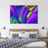 Toile Summerrainbow, Rainbowart 3D Abstrait (Insitu(Chambre))
