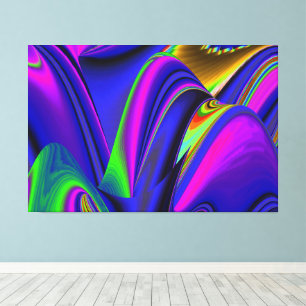 Toile Summerrainbow, Rainbowart 3D Abstrait