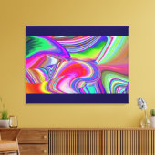 Toile Summerrainbow, Rainbowart 3D Abstrait (Insitu(Salon))
