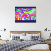 Toile Summerrainbow, Rainbowart 3D Abstrait (Insitu(Chambre))
