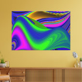 Toile Summerrainbow, Rainbowart 3D Abstrait (Insitu(Salon))