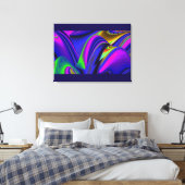Toile Summerrainbow, Rainbowart 3D Abstrait (Insitu(Chambre))