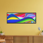 Toile Summerrainbow, Rainbowart 3D Abstrait (Insitu(Salon))