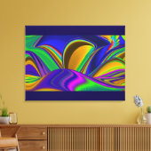 Toile Summerrainbow, Rainbowart 3D Abstrait (Insitu(Salon))