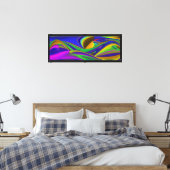 Toile Summerrainbow, Rainbowart 3D Abstrait (Insitu(Chambre))