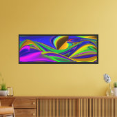Toile Summerrainbow, Rainbowart 3D Abstrait (Insitu(Salon))