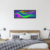 Toile Summerrainbow, Rainbowart 3D Abstrait (Insitu(Chambre))