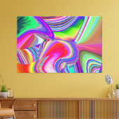 Toile Summerrainbow, Rainbowart 3D Abstrait (Insitu(Salon))