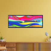 Toile Summerrainbow, Rainbowart 3D Abstrait (Insitu(Salon))