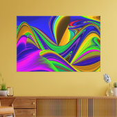 Toile Summerrainbow, Rainbowart 3D Abstrait (Insitu(Salon))