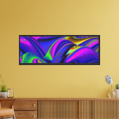 Toile Summerrainbow, Rainbowart 3D Abstrait (Insitu(Salon))