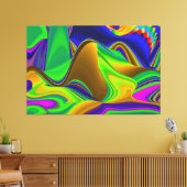 Toile Summerrainbow, Rainbowart 3D Abstrait (Insitu(Salon))