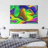 Toile Summerrainbow, Rainbowart 3D Abstrait (Insitu(Chambre))