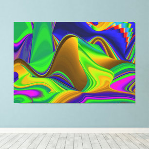 Toile Summerrainbow, Rainbowart 3D Abstrait