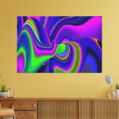 Toile Summerrainbow, Rainbowart 3D Abstrait (Insitu(Salon))