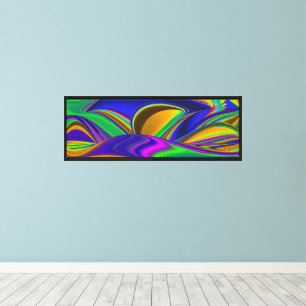 Toile Summerrainbow, Rainbowart 3D Abstrait