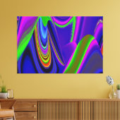 Toile Summerrainbow, Rainbowart 3D Abstrait (Insitu(Salon))