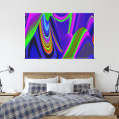 Toile Summerrainbow, Rainbowart 3D Abstrait (Insitu(Chambre))