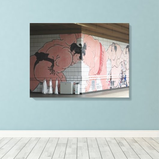 Toile Sumo Mural Art (Insitu (Plancher de Bois))