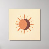 Toile Sun and Moon – Boho Celestial | Sacred Balance (Recto)