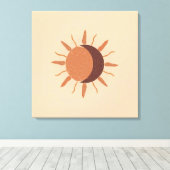 Toile Sun and Moon – Boho Celestial | Sacred Balance (Insitu (Plancher de Bois))