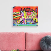 Toile Sun Chien #1 (Insitu(Salon))