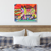 Toile Sun Chien #1 (Insitu(Chambre))