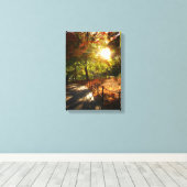 Toile Sun d'automne de New York (Insitu (Plancher de Bois))