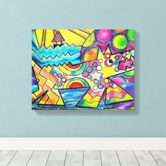 Toile Sun Dog #2 (Insitu (Plancher de Bois))