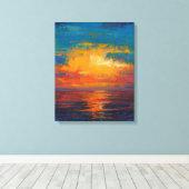 Toile Sun Down II (Insitu (Plancher de Bois))