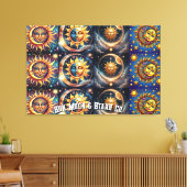 Toile Sun, Moon & Star Co. (Insitu(Salon))