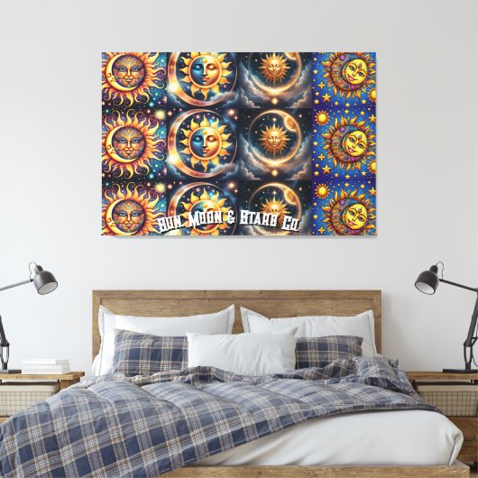 Toile Sun, Moon & Star Co. (Insitu(Chambre))