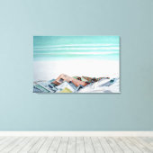 Toile Sun Sand et Money III (Insitu (Plancher de Bois))