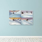 Toile Sun Valley, ID - Ski (Insitu (Plancher de Bois))