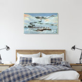 Toile Sun Valley, ID - Winter Scene, Sun Valley (Insitu(Chambre))